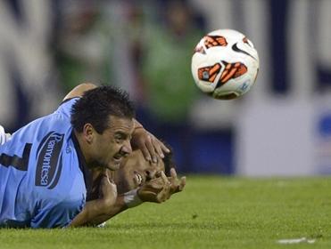 The Belgrano players will do anything to stop the opposition